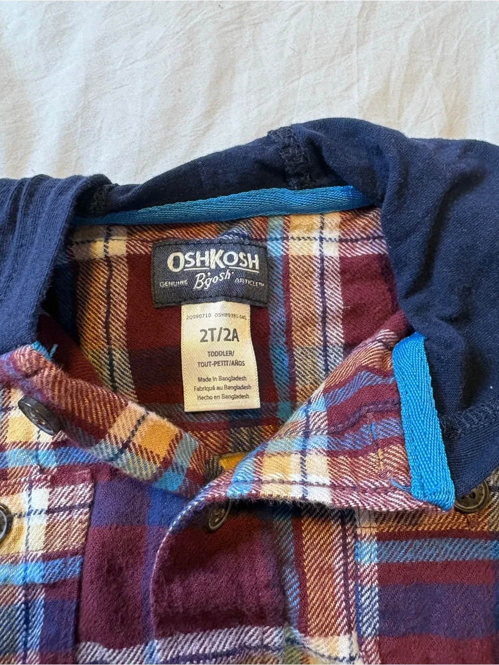 OshKosh Bgosh classic plaid